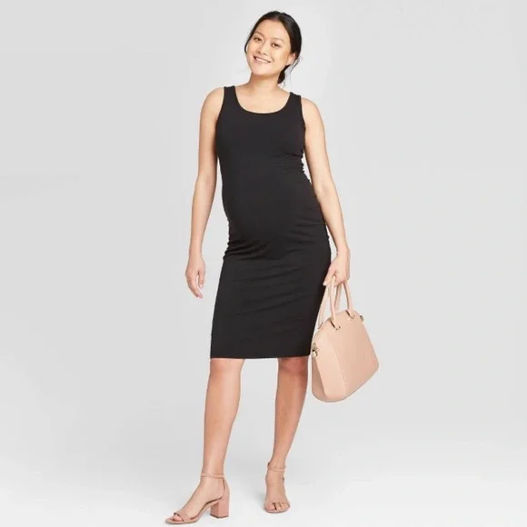 Ingrid & Isabel | Dresses | Isabel Maternity Dress Black Small | Poshmark
